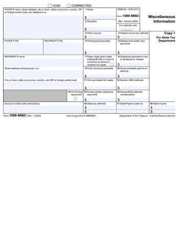 Federal Tax Form 1099 📝 Get IRS Form 1099 2023: Printable PDF and ...